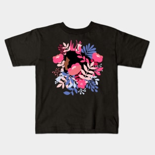 Emerging From the Flowers Kids T-Shirt